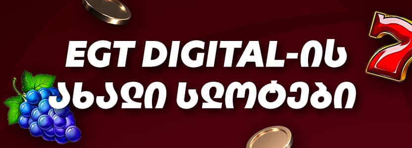 EGT Digital-ის ახალი სლოტები Crocobet-ზე